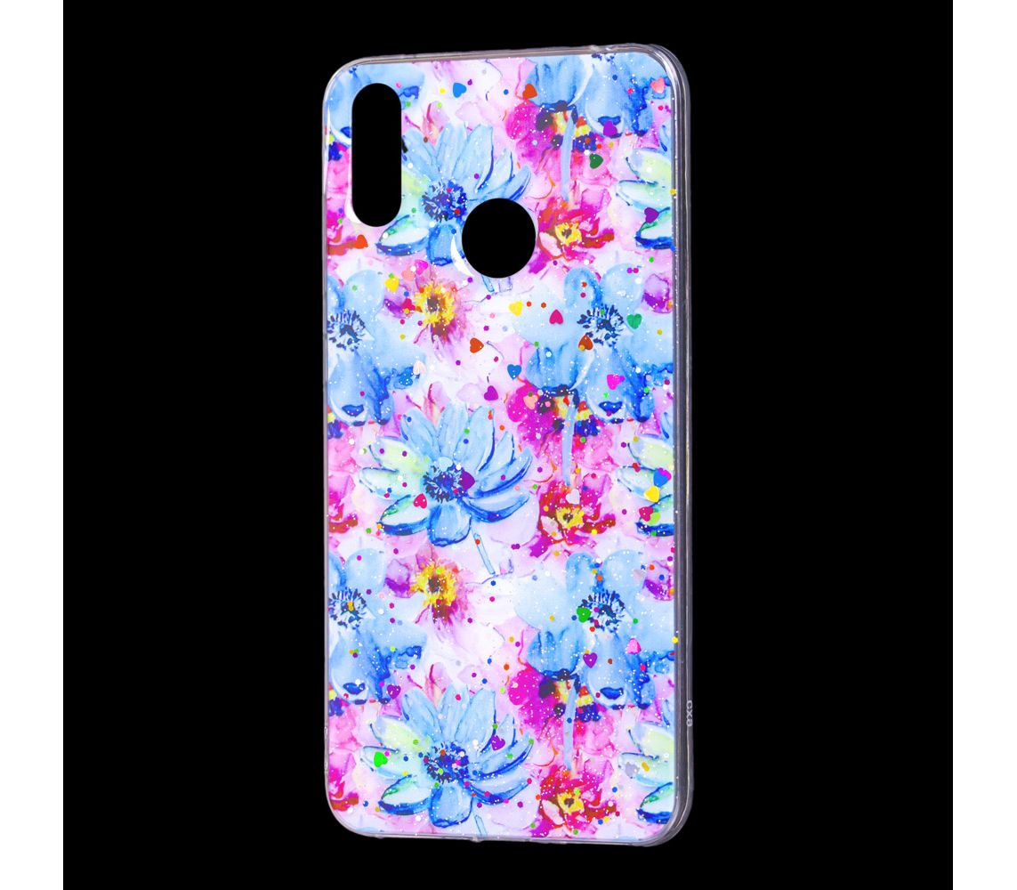 Накладка для  Xiaomi Mi A2 Lite / Redmi 6 Pro Flowers  (Мод. 01)-0